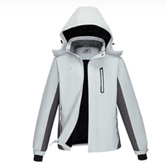 Golden Camel Other - GOLDEN CAMEL Mens Winter Waterproof Detachable Hood Windproof Fleece Rain Jacket